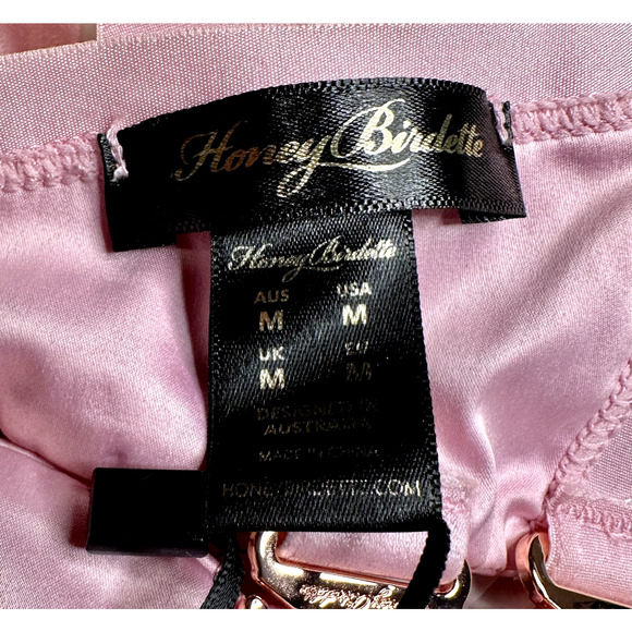 Honey Birdette KUKURO💖 Light Baby Pink Thong Medium - Picture 4 of 4